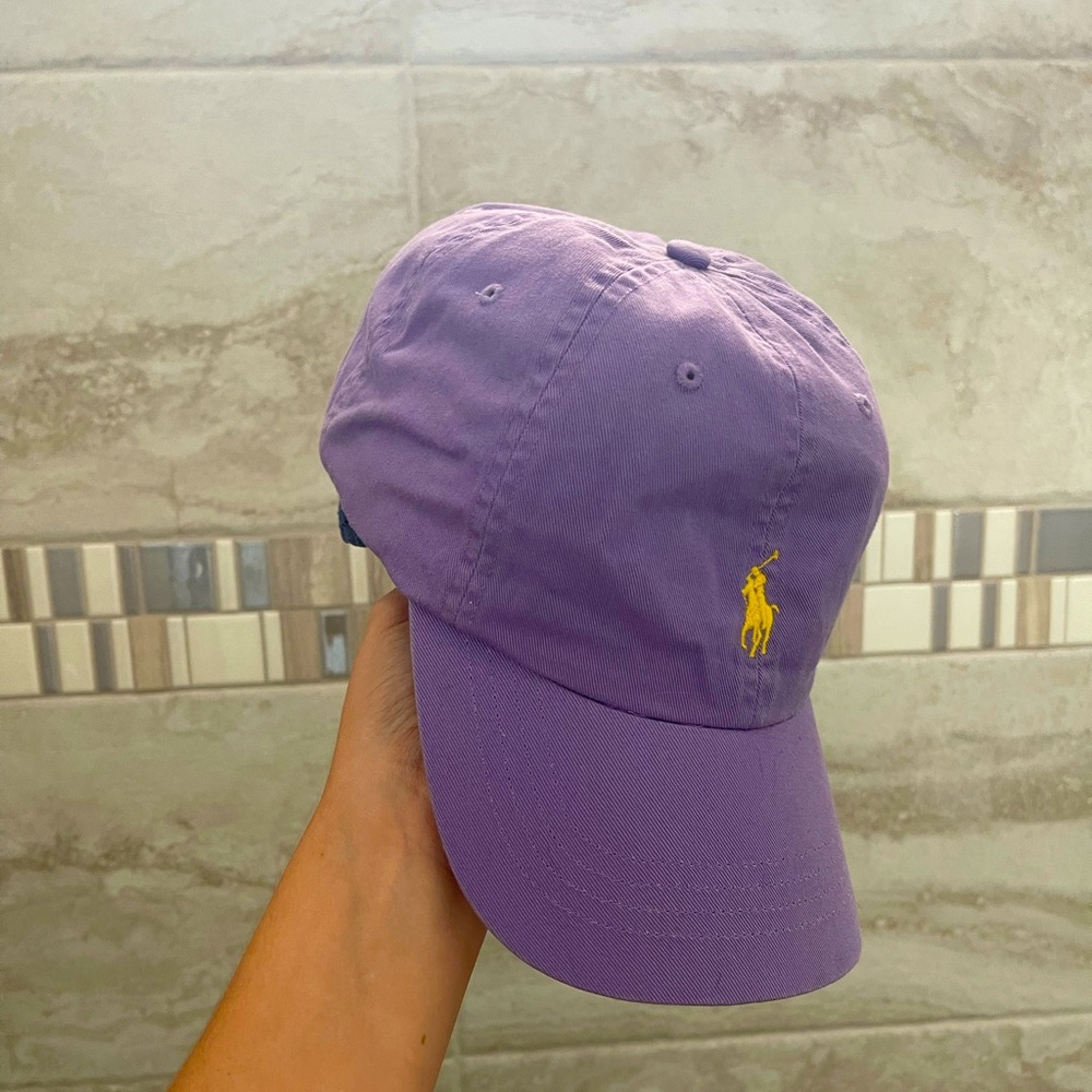 Polo LightPurple Cotton Chino Baseball Cap/Dad Hat